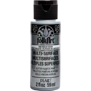 Folkart • multi-surface glitter sequin silver 59ml
