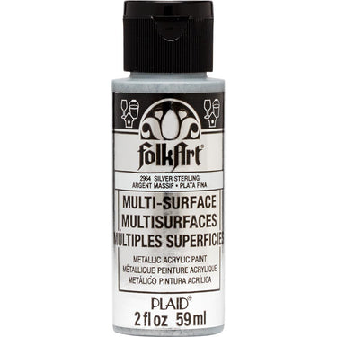 Folkart • multi-surface metallic sterling silver 59ml