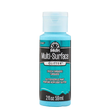 Folkart • multi-surface glitter turquoise 59ml