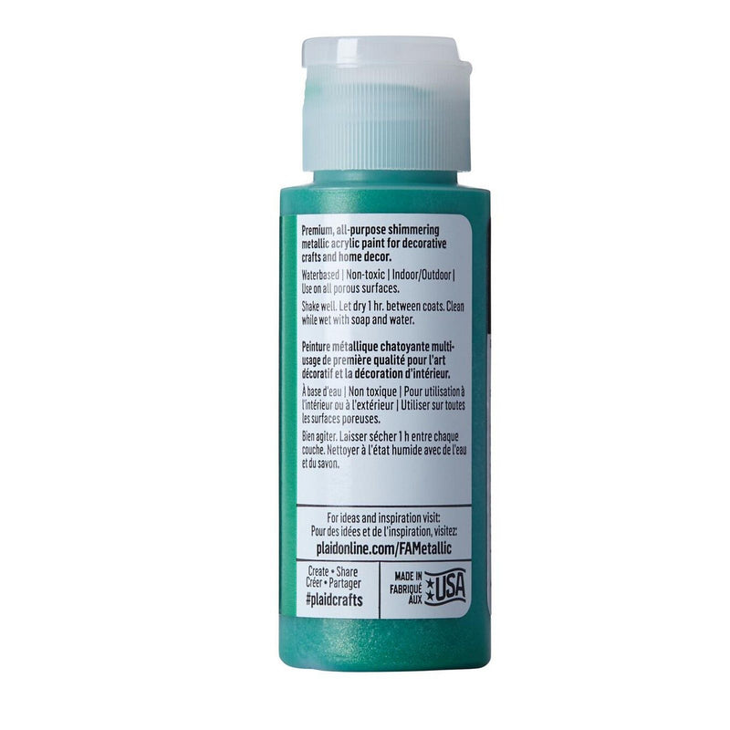 Load image into Gallery viewer, Folkart • metallic acrylic paint christmas green 59ml
