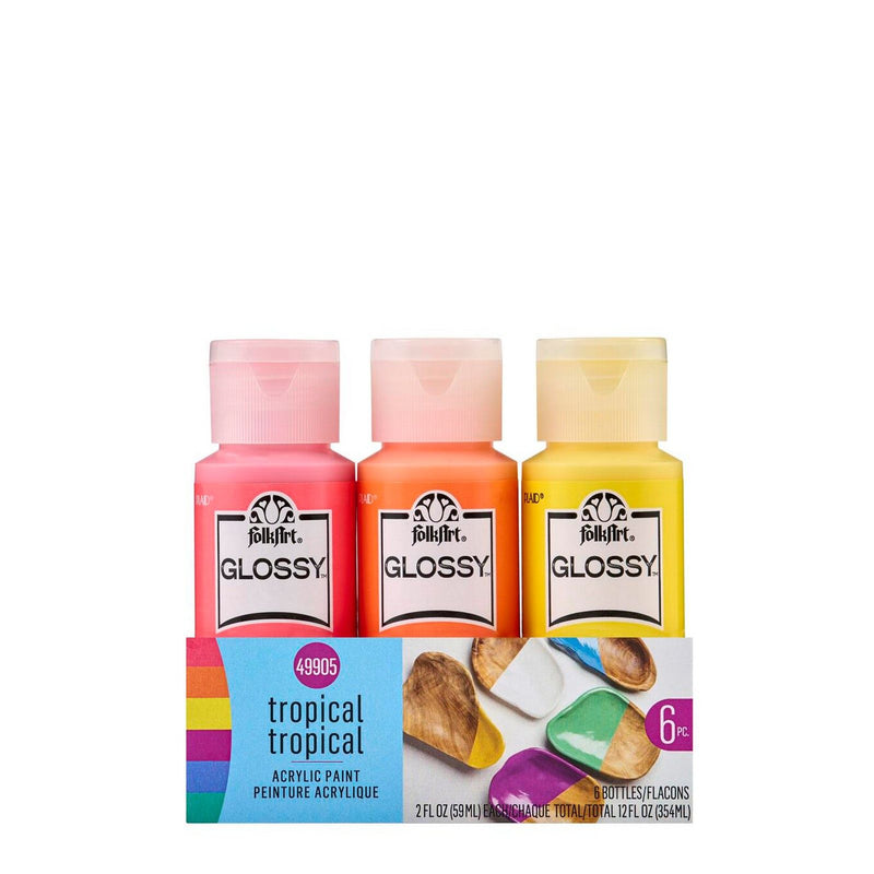 Load image into Gallery viewer, Folkart • paint sets glossy 6x
