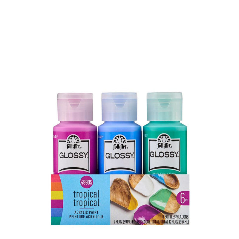Load image into Gallery viewer, Folkart • paint sets glossy 6x
