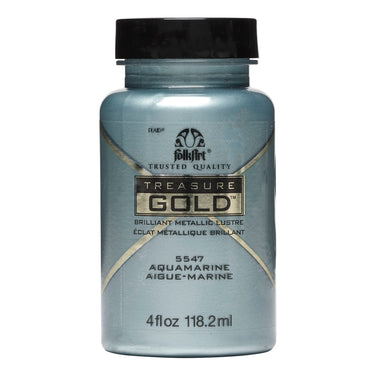 Folkart • treasure gold 118ml aquamarine