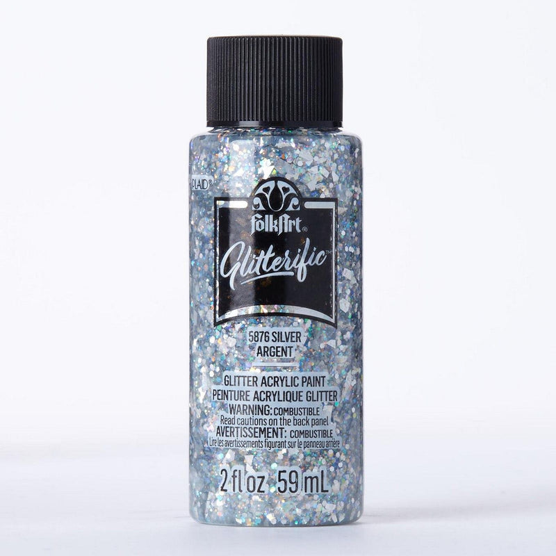 Load image into Gallery viewer, Folkart • glitterific colors silver 59ml
