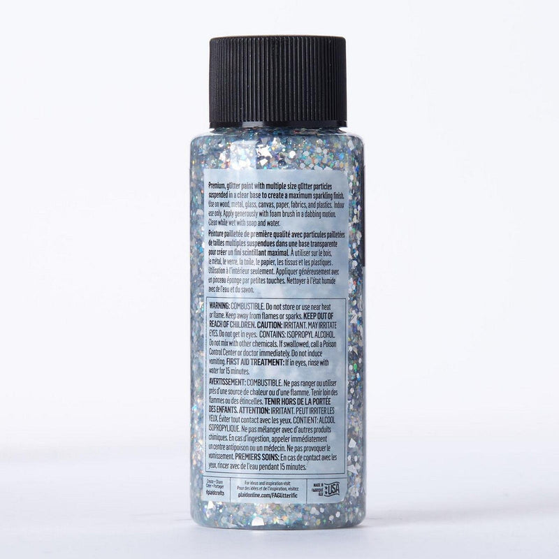 Load image into Gallery viewer, Folkart • glitterific colors silver 59ml
