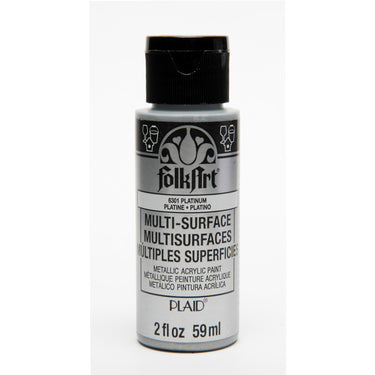 Folkart • multi-surface metallic platinum 59ml