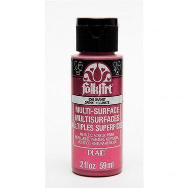 Folkart • multi-surface metallic garnet 59ml