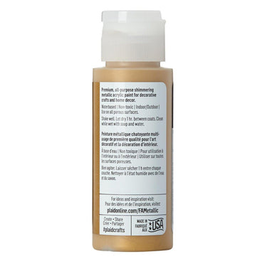 Folkart • metallic acrylic paint antique gold 59ml