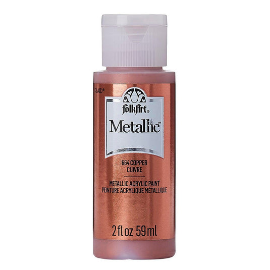 Folkart • metallic acrylic paint copper 59ml