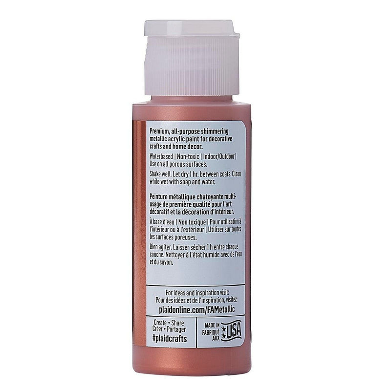 Load image into Gallery viewer, Folkart • metallic acrylic paint copper 59ml
