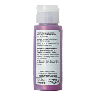 Folkart • metallic acrylic paint plum 59ml
