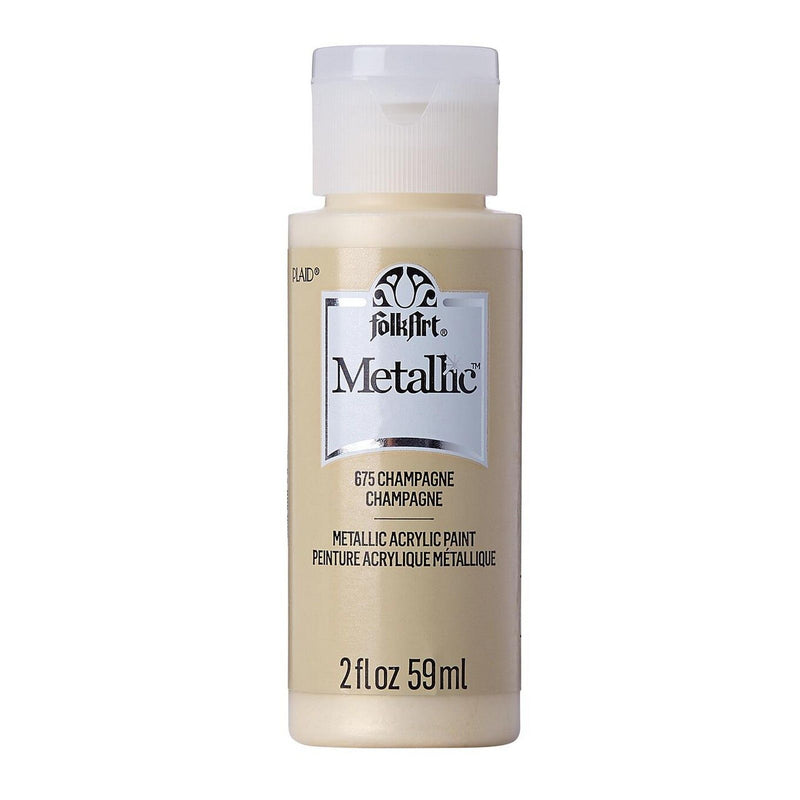 Load image into Gallery viewer, Folkart • metallic acrylic paint champagne 59ml
