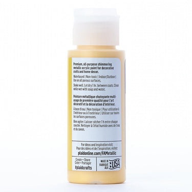 Folkart • metallic acrylic paint inca gold 59ml