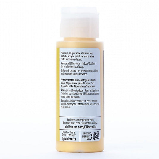 Folkart • metallic acrylic paint inca gold 59ml