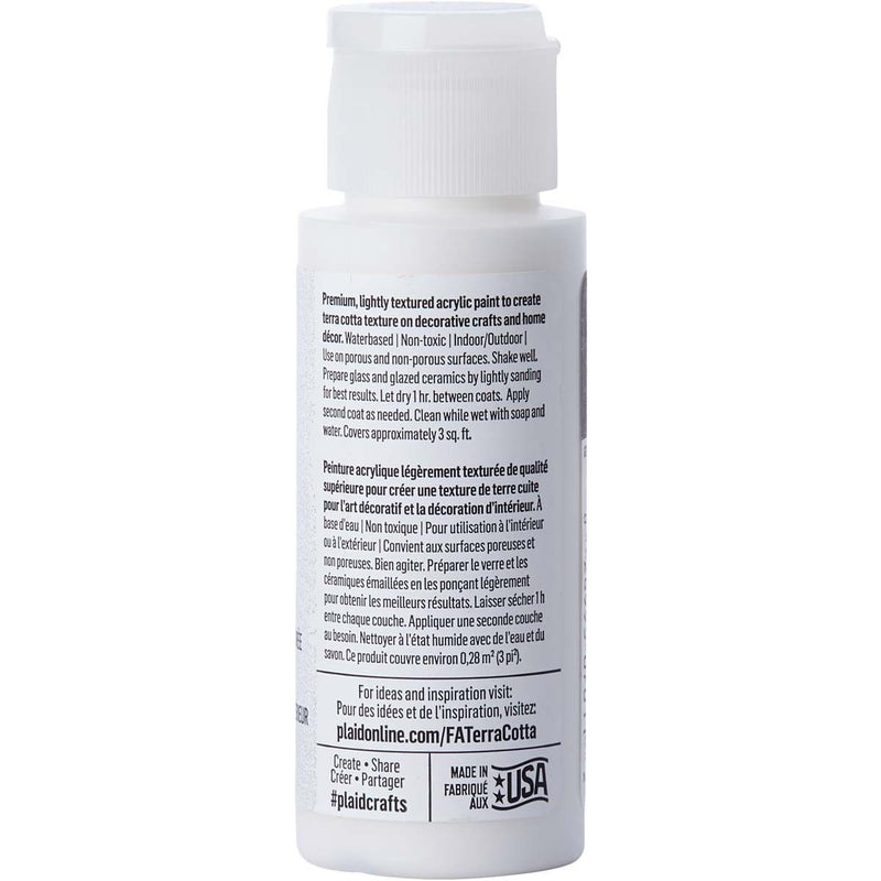 Load image into Gallery viewer, Folkart • terra cotta textured acrylic paint 59ml snowbank
