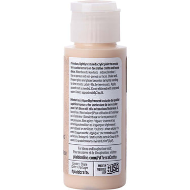 Folkart • terra cotta textured acrylic paint 59ml terrazzo sand