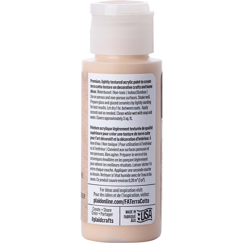 Load image into Gallery viewer, Folkart • terra cotta textured acrylic paint 59ml terrazzo sand
