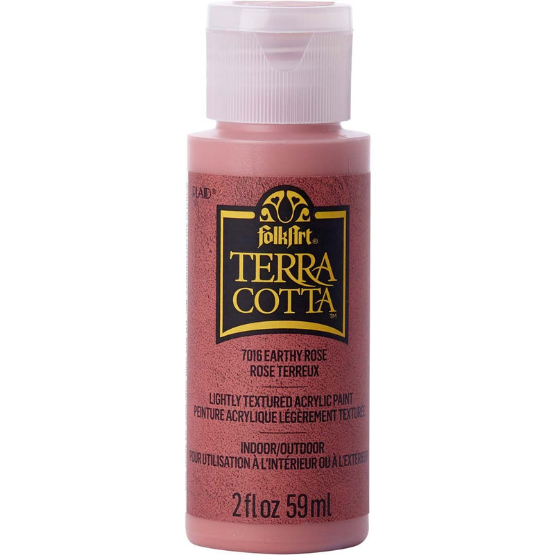 Load image into Gallery viewer, Folkart • terra cotta textured acrylic paint 59ml earthy rose
