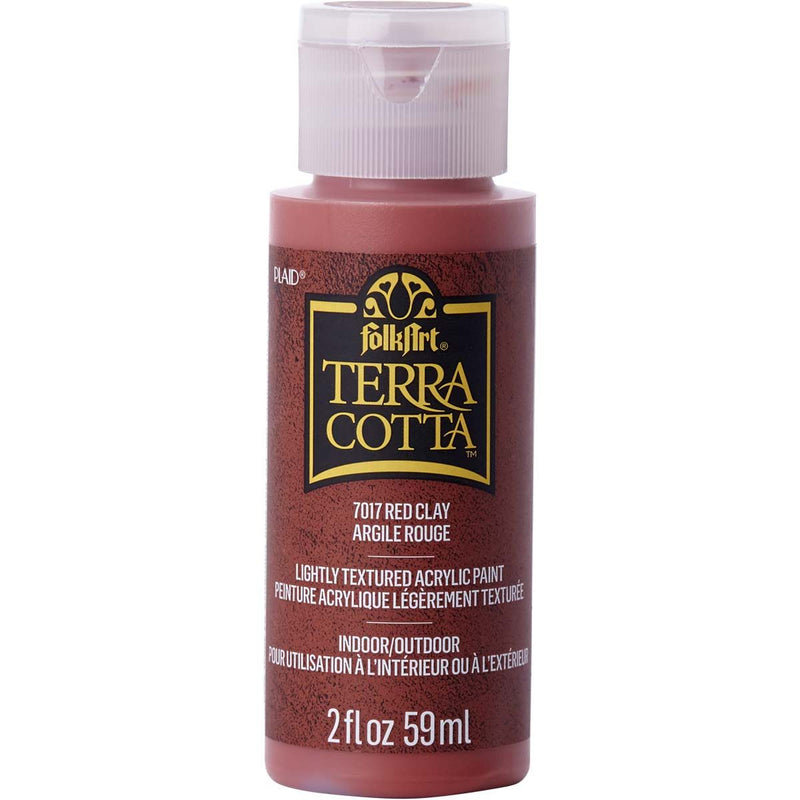 Load image into Gallery viewer, Folkart • terra cotta textured acrylic paint 59ml red clay
