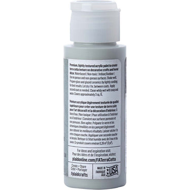 Folkart • terra cotta textured acrylic paint 59ml cavern moss