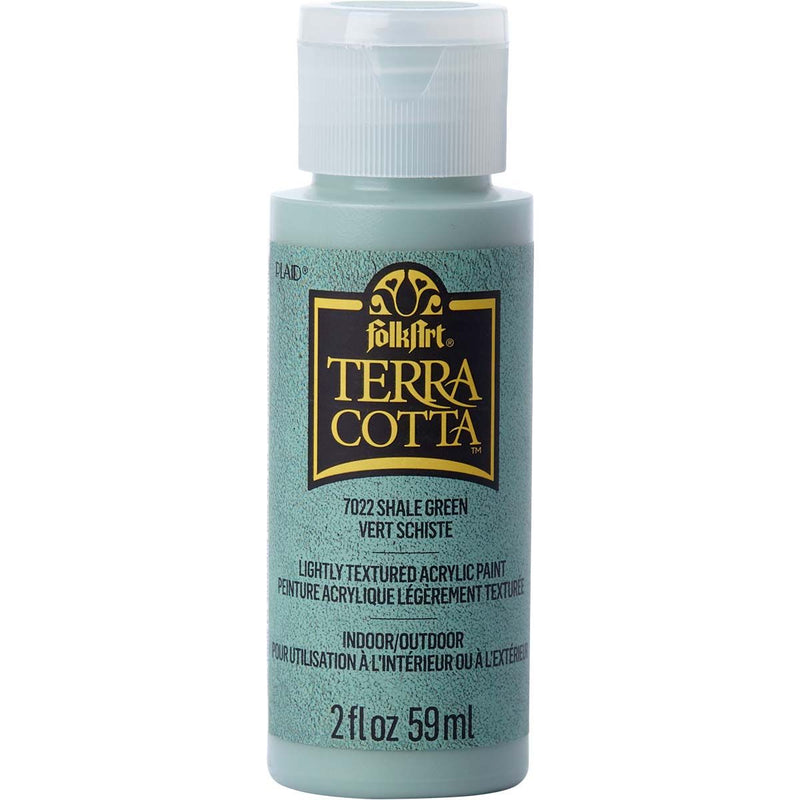 Load image into Gallery viewer, Folkart • terra cotta textured acrylic paint 59ml shale green
