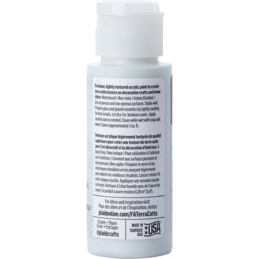 Folkart • terra cotta textured acrylic paint 59ml sea frost