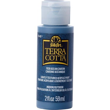 Folkart • terra cotta textured acrylic paint 59ml ocean cavern
