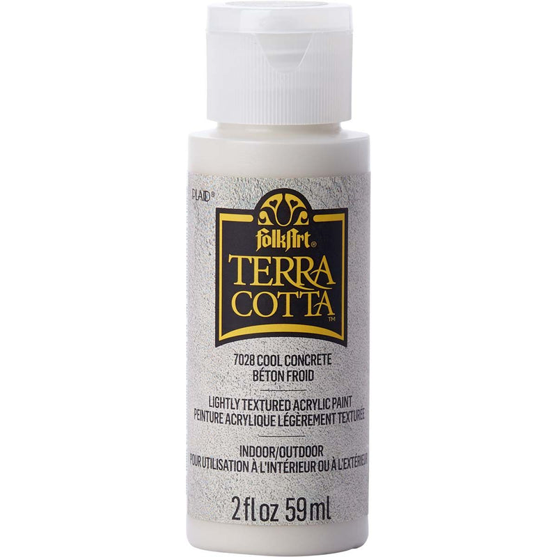 Load image into Gallery viewer, Folkart • terra cotta textured acrylic paint 59ml cool concrete

