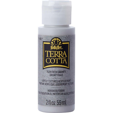 Folkart • terra cotta textured acrylic paint 59ml fresh granite