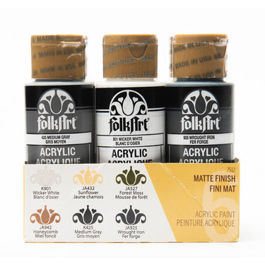 Folkart • verf set acrylic 6 colors farmhouse