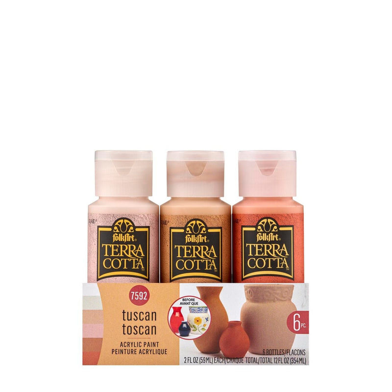 Load image into Gallery viewer, Folkart • paint sets terra cotta tuscan 6x
