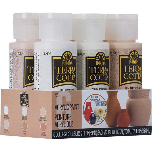 Folkart • paint sets terra cotta tuscan 6x