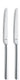 Amefa moderno - 2-delige tafelmesset - hoogglans - zilverkleurig