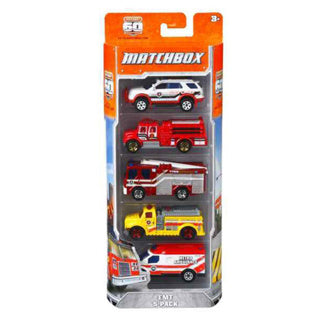 Matchbox Set met 5 auto's