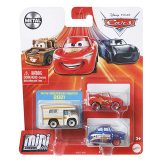 Load image into Gallery viewer, Mattel cars disney mini racers 3 pack assorti
