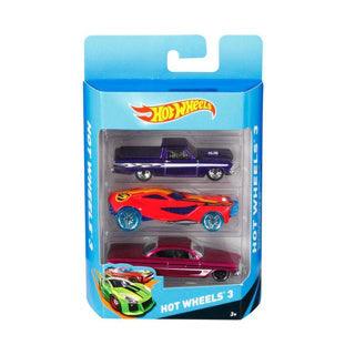 Mattel hot wheels auto diecast 3-pack assorti | 6 stuks