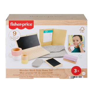 Load image into Gallery viewer, Fisher-price hout thuis werk set
