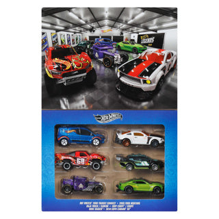 Hot wheels metalen speelgoedauto's en trucks - set van 6 hw legends voertuigen