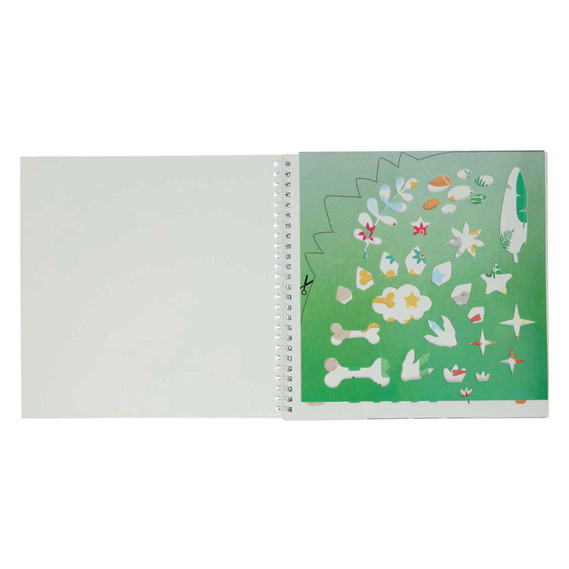 Load image into Gallery viewer, Mondikaarten sticker- en sjablonenboek ik hou van dino's
