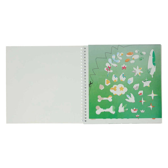 Mondikaarten sticker- en sjablonenboek ik hou van dino's