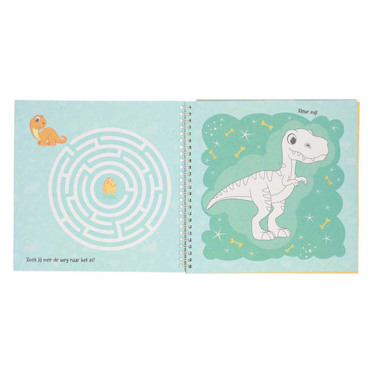 Mondikaarten sticker- en sjablonenboek ik hou van dino's