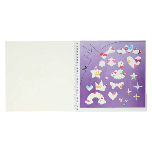 Mondikaarten sticker- en sjablonenboek ik hou van prinsessen