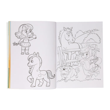 Mijn kleurboek - paarden en pony's a4 96 pagina's
