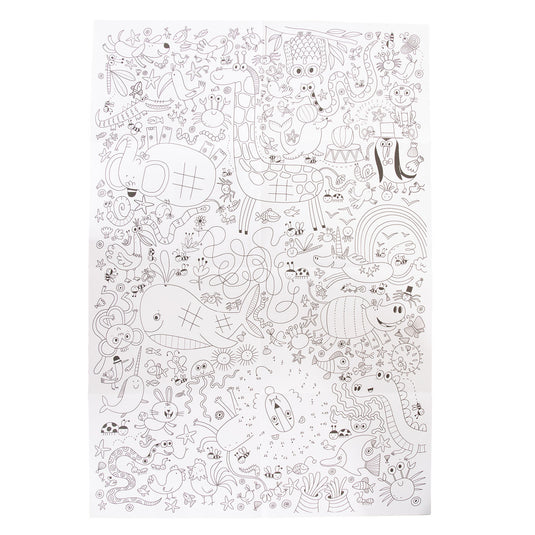 Wins holland megagroot tafelkleed om in te kleuren, 98x68cm