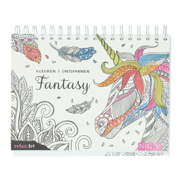 Mondikaarten fantasy kleuren en ontspannen - kleurboek