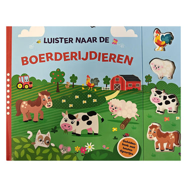 Mondikaarten luister naar boerderijdieren