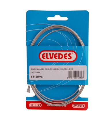 Elvedes rem binnenkabel 2250mm rvs �1,5mm v-nippel