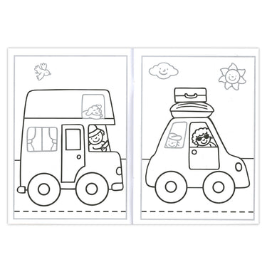 Plakken en Kleuren - De Voertuigen, 2-4 jaar