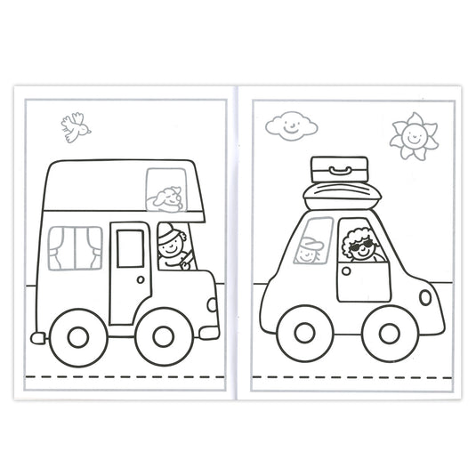 Plakken en Kleuren - De Voertuigen, 2-4 jaar