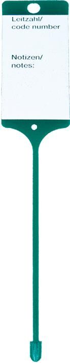 Eichner sleutelaanhanger key fob green 100 piece pack